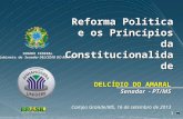 Delcídio do Amaral - Reforma Política e os Princípios da Constitucionalidade