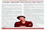 Carta aberta ao povo de deus Dilma