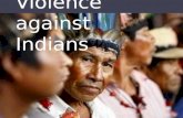 Violência contra os índios