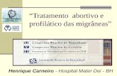 Tratamento abortivo e profilático das migrâneas