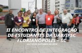 II Encontro de Integração de Estudantes da UAB/IFSC