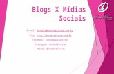 Blog x mídias sociais