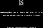 EXPOSIÇÕES DE LIVROS EM BIBLIOTECAS, Juliana Almeida dos Santos