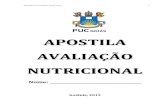 Apostila avaliação nutricional   2013