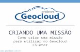 Criando uma missão para o Geocloud Coletor