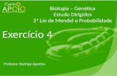 - Biologia - Exercícios Resolvidos Segunda Lei de Mendel ( 4 )