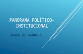 Panorama político institucional