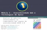 Módulo 2 - Acessibilidade Web e Tecnologias de Apoio
