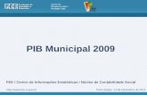 PIB Municipal RS 2009