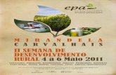 Cartaz - II Semana de Desenvolvimento Rural da  EPA da Carvalhais