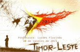Sessão sobre Timor 2006-2012
