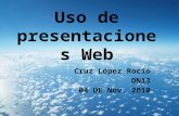 Presentaciones Web