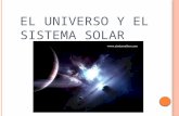 El universo y el sistema solar Diego Lafuente