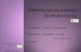 Formação do ensino do português   2011-2012