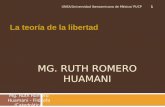 Teoría de la libertad  Ruth Romero h