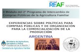 Experiencias sobre políticas para compras públicas y de organización para la comercialización de la producción Argentina
