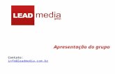 LeadMedia Group - apresentação | Data Intelligence Marketing