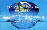 Ciclo da água na natureza Turma: 47
