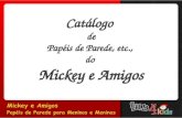 Mickey e Amigos - Papéis de Parede Fun4KidsDecor