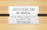 Legislação EAD no Brasil
