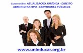 Curso online atualizacao juridica   direito administrativo - servidores publicos