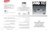 Manual do Usuário da Antena UHF Digital Super LOG Periódica  PROHD-1300 Proeletronic - LojaTotalseg.com.br