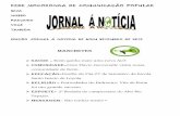 Jornal Comunitário á Notícia de Vila de Boim