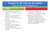 Apresentação do Programa de Cálculo PDF