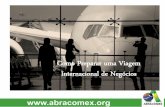 Slides do curso: "Como preparar uma viagem internacional de Negócios”
