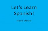 Let’s learn spanish!
