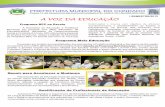 A Voz da Educação / Jornal da Secretaria municipal do Condado-PE/ 2012