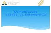 IASD Rio das Ostras - Anúncios 21-set-13