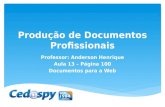 Produção de documentos profissionais 13