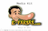 Media kit - Anuncie no E-farsas.com! (Atualizado em março de 2015)