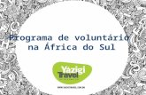 Programa de voluntário  na África do Sul