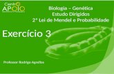 - Biologia - Exercícios Resolvidos Segunda Lei de Mendel ( 3 )