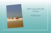 IDEA's Summer School 2013 - Terceira Sessão: Avaliar a Escrita