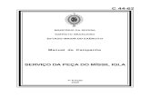 MANUAL DE CAMPANHA SERVIÇO DA PEÇA DO MÍSSIL IGLA C 44-62