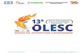 Resultados Congresso técnico da etapa Estadual da Olesc 2013