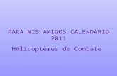 Calendario helicópteros...