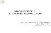Bioenergética e Fisiologia Neuromuscular