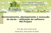 Palestra_ III SEMACED_ Gestão de projetos e MS Project