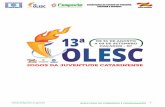 Programação Oficial da Olesc - Etapa Estadual 2013