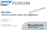 Dorival Dourado - Big Data: Transformando dados em rentabilidade – SAP Forum