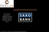 RELATÓRIO SAXO BANK