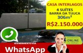 Casa, 4 suítes, Interlagos de Itauna, Barra da Tijuca (21) 9.8791-3010