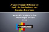 Cristina Panella - Perfil do Profissional de Comunicação Interna