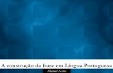 A construção da frase em língua portuguesa, 02