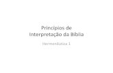 Princípios de interpretação bíblica - hermenêutica - walter a henrichsen