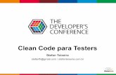 TDC 2015 São Paulo - Clean Code para Testers